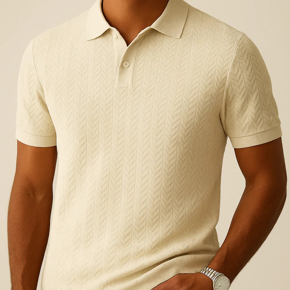 Malante Modern Lapel Collar Polo Shirt